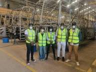 Welders Ghana professional staff team photographed on site at a Labone Accra project